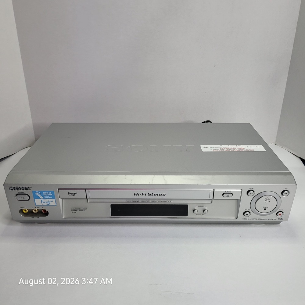 Sony VCR+ SLV-N700 Hi-Fi Stereo VHS(For Parts)